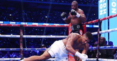 Anthony Joshua - Daniel Dubois - Daniel Dubois brutally knocks out Anthony Joshua as Tyson Fury fight plan suffers huge setback - manchestereveningnews.co.uk