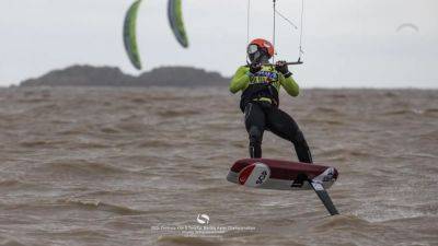 Singapore's Max Maeder wins Asian kitefoiling title in China