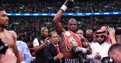 Daniel Dubois stops Anthony Joshua with devastating fifth-round knockout