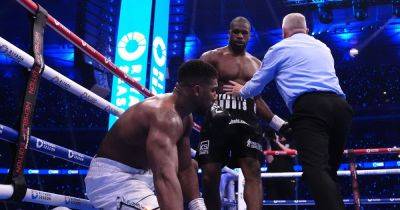 What Eddie Hearn screamed at Anthony Joshua after being 'hit in the nuts' during devastating Daniel Dubois defeat