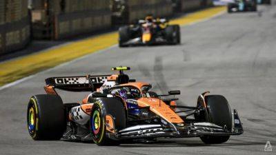 McLaren's Lando Norris wins Singapore Grand Prix to narrow F1 title race