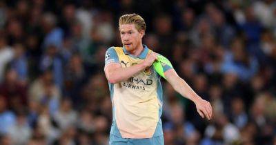 Why Kevin De Bruyne is not in Man City squad vs Arsenal