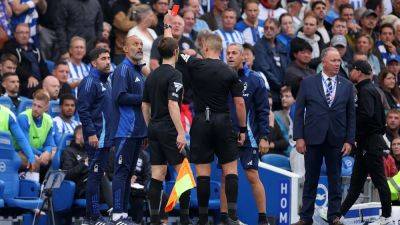 Managers see red as Brighton and Forest play out topsy-turvy draw