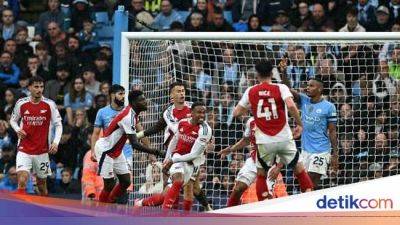 Kai Havertz - Leandro Trossard - Ilkay Guendogan - Liga Inggris - Man City Vs Arsenal Berakhir Imbang 2-2 - sport.detik.com