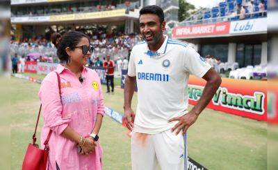 Ravichandran Ashwin - R Ashwin Grilled By Wife Prithi In Chepauk, Video Sets Internet Ablaze - sports.ndtv.com - India - Bangladesh