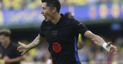 Robert Lewandowski and Raphinha bag braces as Barcelona blow away Villarreal