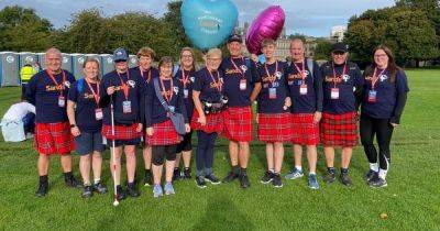 Dumfries bowlers raise £2,600 for charity by tackling Edinburgh Kilt Walk