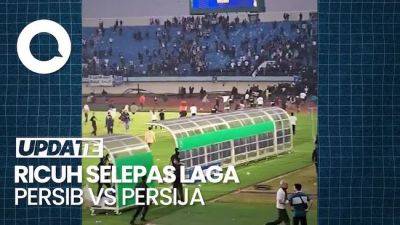 Kericuhan Pecah Selepas Laga Persib Vs Persija di Jalak Harupat