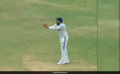 Rohit Sharma - Watch: Rohit Sharma's "Virat Kohli Act" Caught On Camera Right Before India's Win Over Bangladesh - sports.ndtv.com - India - Bangladesh