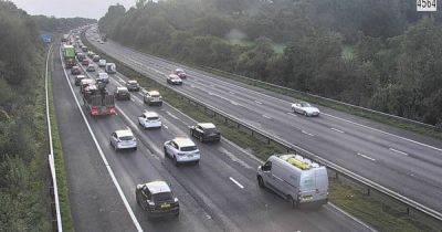 M4 crash causes long delays