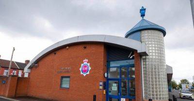 Police station cordoned off after man found with stab wounds in visitors' car park