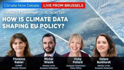 International - Climate Now Live Debate: How is climate data shaping EU policy? - euronews.com - Eu