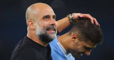 Kevin De-Bruyne - Rico Lewis - Pep Guardiola confirms crushing Rodri injury blow as Man City pin hopes on final tests - manchestereveningnews.co.uk