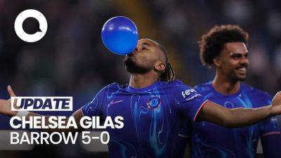 Video Hat-trick Nkunku Warnai Pesta 5 Gol Chelsea Atas Barrow