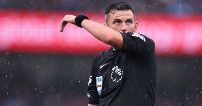 Michael Oliver - Kyle Walker - Leandro Trossard - Anthony Taylor - Paul Tierney - Premier League make big Michael Oliver decision after Manchester City vs Arsenal controversy - manchestereveningnews.co.uk