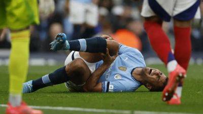 Man City's Rodri suffers knee ligament injury