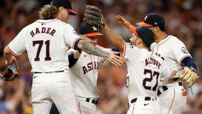 Homer-happy Astros clinch AL West for 7th time in past 8 seasons