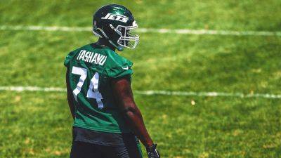 Jets rookie Olu Fashanu will fill in for injured lineman Morgan Moses