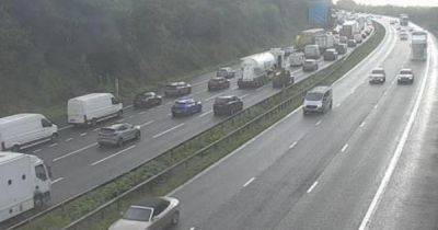 M4 updates as two separate crashes shut lanes causing long delays