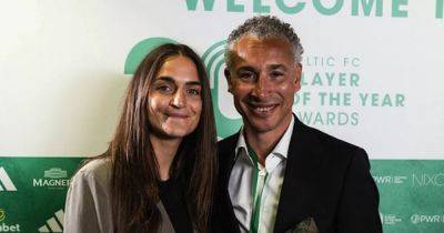 Henrik Larsson proves he's still a Celtic diehard as Elena Sadiku hints at hidden role in Champions League charge