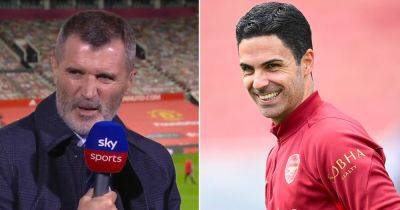 Sam Allardyce - Mikel Arteta - Martin Odegaard - Steve Bruce - Sky Bet - Gabriel Magalhaes - Neil Warnock - Roy Keane - Leandro Trossard - Tony Pulis - Riccardo Calafiori - Roy Keane makes Arsenal 'DINOSAUR' claim over Mikel Arteta tactics in Man City draw - dailyrecord.co.uk