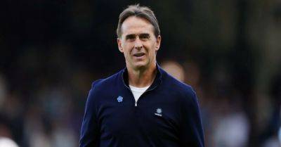 West Ham boss Julen Lopetegui injures calf in frustration during Liverpool loss