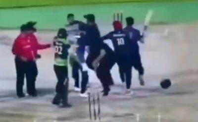 Watch: Bowler And Batter Exchange Blows In Violent Clash On Cricket Pitch - sports.ndtv.com - India - Bangladesh
