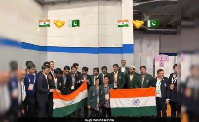 Pakistan Team's India Flag Gesture During Chess Olympiad 2024 Goes Viral On Internet