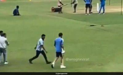 Virat Kohli - Shakib Al-Hasan - Rohit Sharma - Watch: Groundsman's Gesture For Virat Kohli Ahead Of Kanpur Test Goes Viral - sports.ndtv.com - South Africa - India - Bangladesh