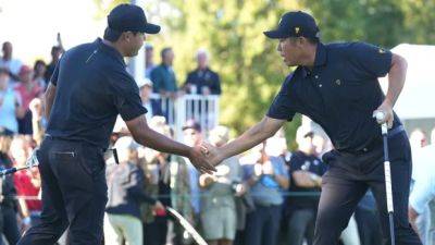 Internationals storm back at Presidents Cup to tie elite golf tournament 5-5 in Montreal