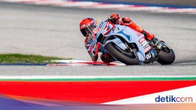 Marc Marquez - Francesco Bagnaia - Jorge Martín - Johann Zarco - Fabio Di-Giannantonio - Pedro Acosta - Franco Morbidelli - Marco Bezzecchi - Motogp Mandalika - Sprint Race MotoGP Mandalika 2024: Marc Marquez Naik ke Posisi Tiga - sport.detik.com