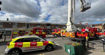 Live updates as fire shuts major Cardiff road