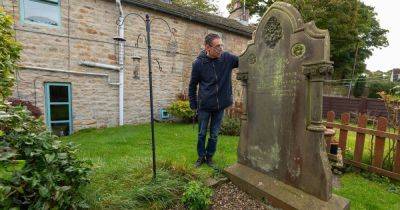 'I've got a 200-year-old grave in my back garden - I don't find it creepy at all!'