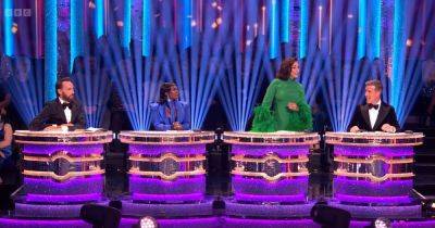 Neil Jones - Claudia Winkleman - Amy Dowden - Tasha Ghouri - Tess Daly - BBC Strictly Come Dancing viewers ask 'what is going on' after spotting change minutes into show - manchestereveningnews.co.uk