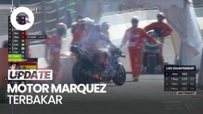 Marc Marquez - Video: Momen Motor Marc Marquez Terbakar di MotoGP Mandalika - sport.detik.com