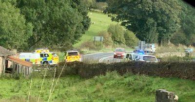 Chilling footage shows police at remote farm where boy, 8, died after being shot