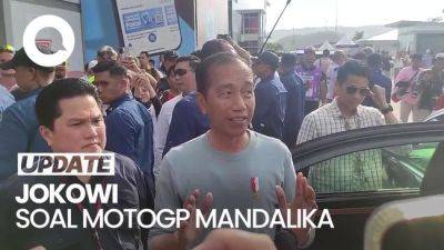 Video Jokowi Apresiasi Gelaran MotoGP Mandalika 2024: Sangat Baik