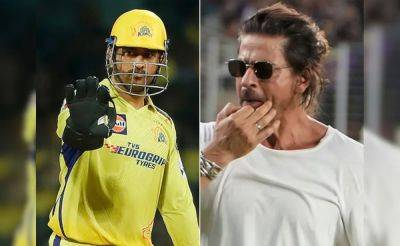 "Na Na Kar Ke Bhi 10 IPL...": Shah Rukh Khan's Remark On MS Dhoni Breaks Internet