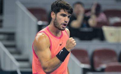 Karen Khachanov - Carlos Alcaraz - Jannik Sinner - Lorenzo Musetti - Francisco Cerundolo - Carlos Alcaraz Wins In 56 Minutes As 'China's Nadal' Extends Fairytale - sports.ndtv.com - Russia - Belgium - Italy - Usa - Argentina - China