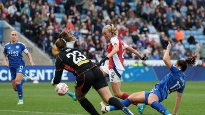 Maanum lifts Arsenal to WSL win over Leicester, Spurs salvage draw at Villa