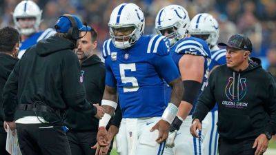 Colts QB Anthony Richardson leaves game with hip injury - ESPN