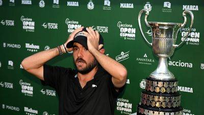 Angel Hidalgo edges out compatriot Jon Rahm to win Open de Espana