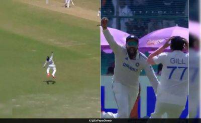 Rohit Sharma - Mohammed Siraj - Litton Das - Watch: Rohit Sharma Plucks One-Handed Scorcher, Team India Players In Disbelief - sports.ndtv.com - India - Bangladesh