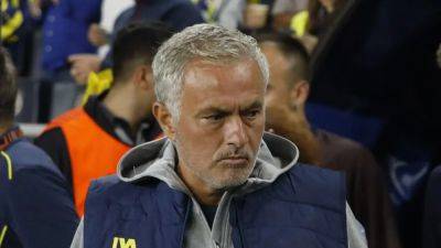 Mourinho booked for laptop protest after VAR ruling