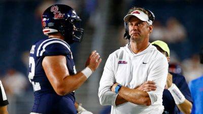 Lane Kiffin - Brian Kelly - Ole Miss' Lane Kiffin pokes fun at Brian Kelly's meltdown following LSU loss - foxnews.com - Usa - state California - state Mississippi - county Oxford