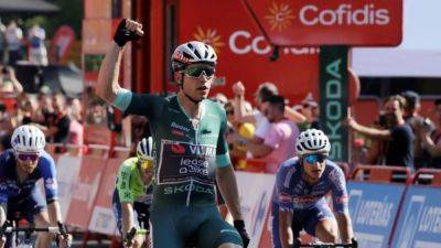 Belgian cyclist Van Aert ends season after crash in Vuelta