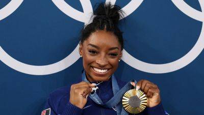 Simone Biles - Paris Olympics - Summer Games - Simone Biles acknowledges diamond-studded GOAT necklace 'p---es people off' - foxnews.com - Usa - state Indiana - state Connecticut