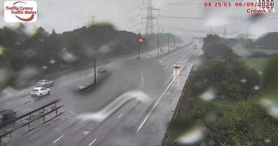 Live traffic and travel updates as Met Office weather warning forecasts rain for parts of Wales