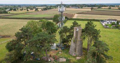 The old water tower in the middle of nowhere that could be transformed into a three-bed house