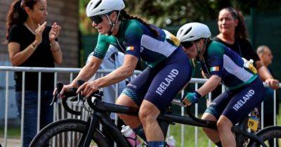 Paralympics: Katie-George Dunlevy and Linda Kelly win silver in women’s B road race